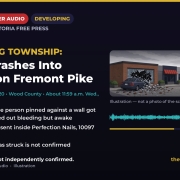 Fostoria News Vehicle crashed into Fremont Pike business in Perrysburg Township, one injured.